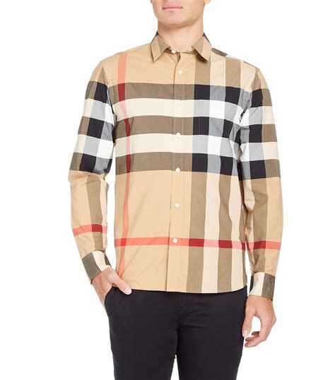 camisa burberry hombre